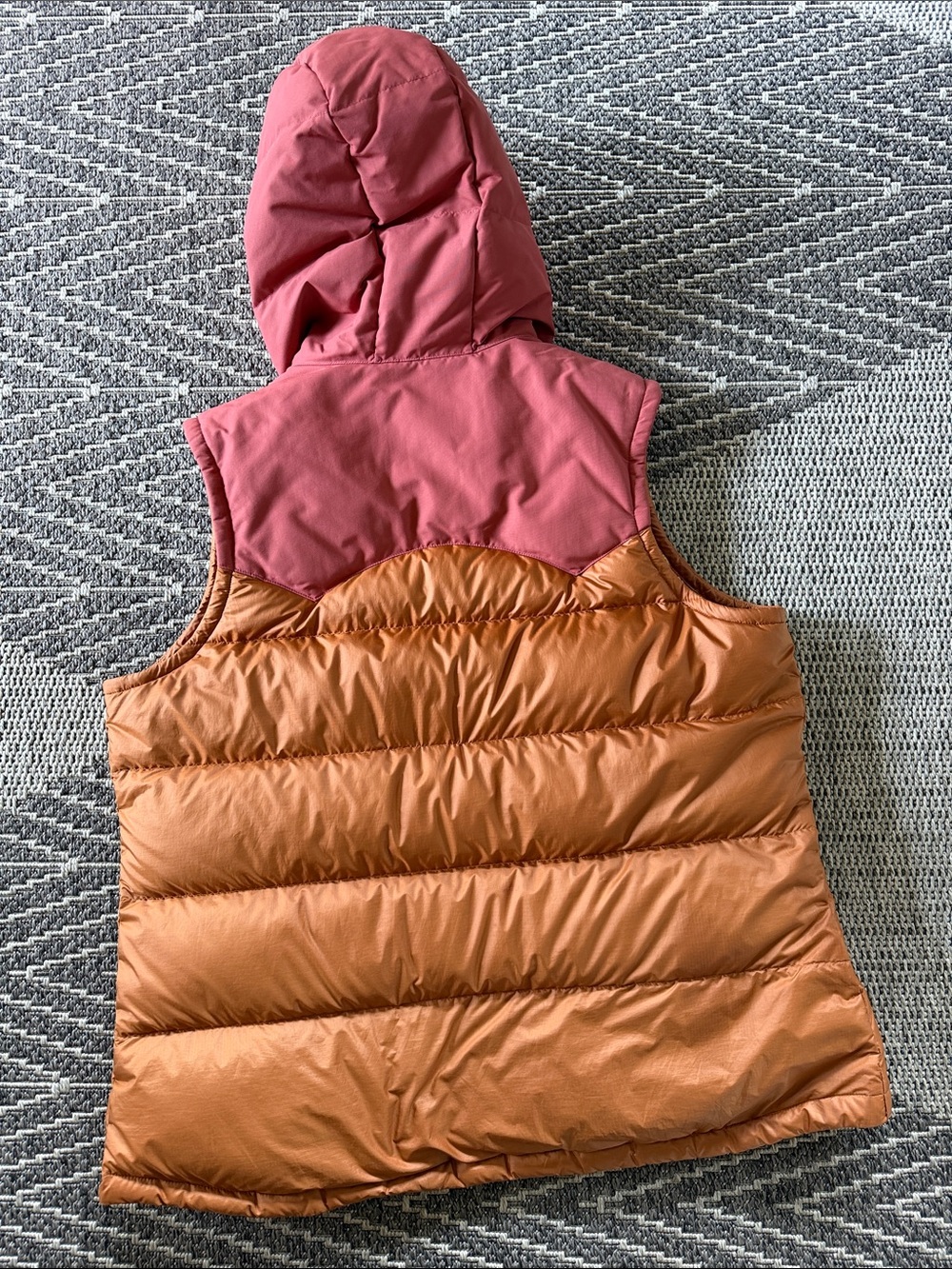 Patagonia Bivy Two-Tone Hooded Puffer Vest - Picture 3 of 6